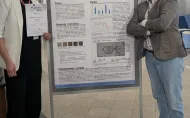 Małgorzata Cichowlas z promotorem pracy Michałem Puchalskim